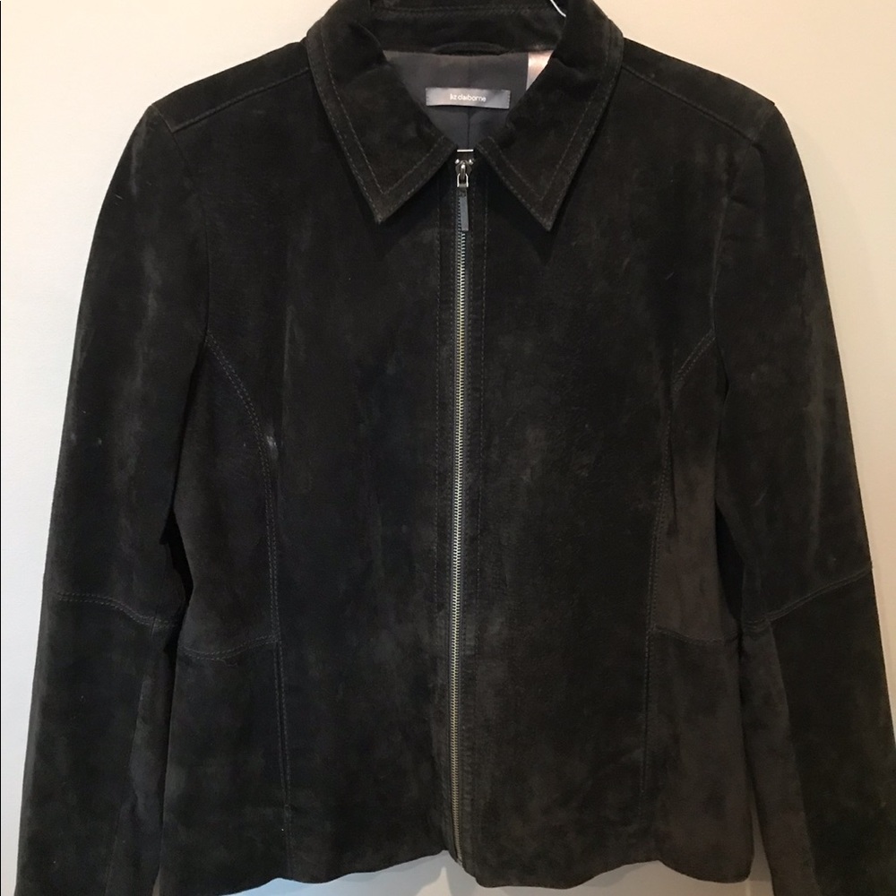 Vintage Liz Claiborne Black Suede Jacket